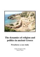 The dynamics of religion and politics in ancient Greece, Perachora: a case study