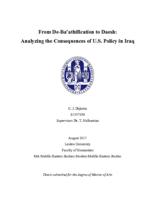 From De-Ba'athification to Daesh: Analyzing the Consequences of U.S. Policy in Iraq