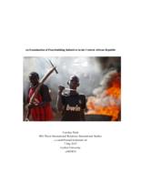 An Examination of Peacebuilding Initiatives in the Central African Republic