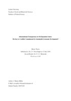 Informal transparency in oil-dependent states: The key to credible commitment for sustainable economic development