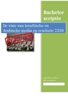 De visie van Israëlische en Arabische media op resolutie 2334