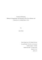 Longing for Belonging: Bildung, the Doppelgänger and Liberalism in The Private Memoirs and Confessions of a Justified Sinner (1824)