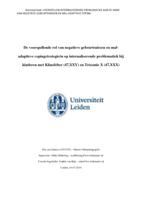 De voorspellende rol van negatieve gebeurtenissen en mal- adaptieve copingstrategieën op internaliserende problematiek bij kinderen met Klinefelter (47,XXY) en Trisomie X (47,XXX)