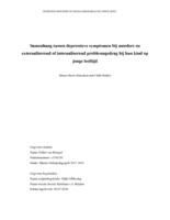 Samenhang tussen depressieve symptomen bij moeders en externaliserend of internaliserend probleemgedrag bij hun kind op jonge leeftijd