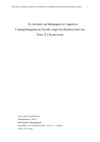 De Invloed van maladaptieve cognitieve Copingstrategieën op sociale angst bij kinderen met een extra X Chromosoom