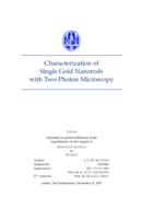 Characterization of Single Gold Nanorods with Two-Photon Microscopy