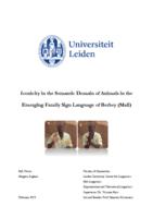 Iconicity in the Semantic Domain of Animals in the Emerging Family Sign Language of Berbey (Mali)