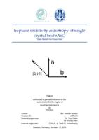 In-plane resistivity anisotropy of single crystal SmFeAsO