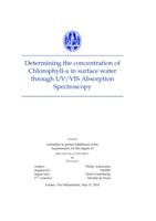 Determining the concentration of Chlorophyll-a in surface water through UV/VIS Absorption Spectroscopy