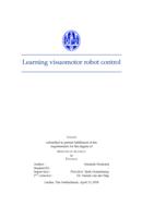 Learning Visuomotor Robot Control