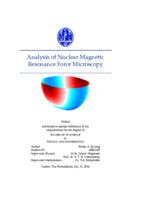 Analysis of Nuclear Magnetic Resonance Force Microscopy