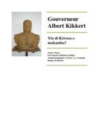 Gouverneur Albert Kikkert 'Yiu di Kòrsou o makamba?'