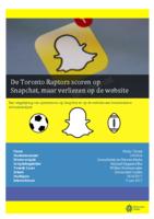 De Toronto Raptors scoren op Snapchat, maar verliezen op de website. Een vergelijking van sportnieuws op Snapchat en op de website: een kwantitatieve inhoudsanalyse