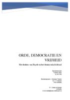 Orde, democratie en vrijheid: Het denken van Hayek en het democratisch ideaal