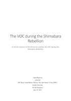 The VOC during the Shimabara Rebellion