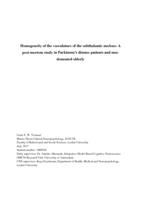 Homogeneity of the vasculature of the subthalamic nucleus: A post-mortem study in Parkinson’s disease patients and non-demented elderly