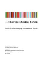 Het Europees Sociaal Forum: Collectiviteitvorming op transnationaal niveau
