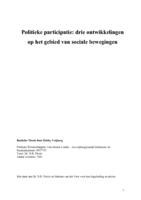 Politieke participatie: 3 ontwikkelingen op het gebied van sociale bewegingen