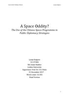 A Space Oddity? The Use of the Chinese Space Programme in Public Diplomacy Strategies