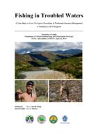 Fishing in Troubled Waters; A Case Study on Local Ecological Knowledge & Freshwater Resource Management in Peñablanca, the Philippines