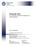 Romantic red: Do red products enhance the attractiveness of the consumer?