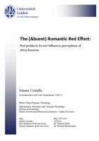 The (absent) romantic red effect: Red products do not influence perceptions of attractiveness