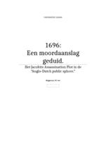 1696: Een moordaanslag geduid. Het Jacobite Assassination Plot in de "Anglo-Dutch public sphere"