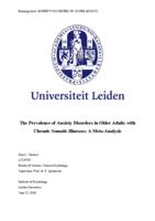 The prevalence of anxiety disorders in older adults with chronic somatic illnesses: A meta-analysis
