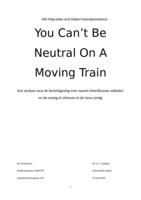 You Can't Be Neutral On A Moving Train, Een analyse naar de berichtgeving over zwarte Amerikaanse soldaten en de oorlog in Vietnam in de Jaren zestig