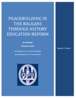 Peacebuilding in the Balkans through History Education Reform