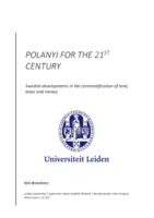 Polanyi for the 21st century - Swedish developments in the commodification of land, labor and money