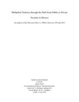 Multiplied Violence through the Shift from Public to Private Security in Mexico