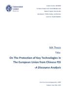 On the Protection of Key Technologies in the European Union from Chinese FDI - a Discourse Analysis