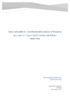 Space and spillover: a neofunctionalist analysis of European space policy’s impact on EU security and defence
