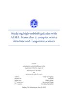 Studying high-redshift galaxies with ALMA: biases due to complex source structure and companion sources