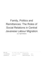 Family, politics and remittances: The roles of social relations in Central Javanese labour migration