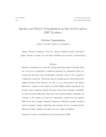 Speaker and Dialect Normalization in Speech Perception: ERP Evidence