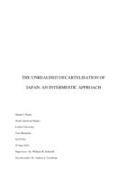 The Unrealised Decartelisation of Japan: An Intermestic Approach