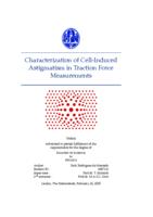 Characterization of Cell-Induced Astigmatism in Traction Force Measurements