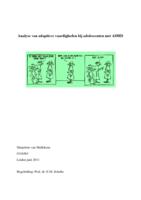 Analyse van adaptieve vaardigheden bij adolescenten met ADHD