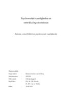 Autisme, comorbiditeit en psychosociale vaardigheden.