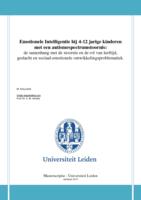 Emotionele Intelligentie bij 4-12 jarige kinderen met een autismespectrumstoornis