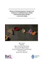 Efficacy of Narrative Exposure Therapy in the treatment of childhood trauma-related Posttraumatic Stress Disorder: A case series design