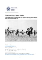 From a Buyers to a Sellers Market: A study on the influence of the Sharpeville ‘crisis’ on Dutch emigration policies regarding South Africa between 1960 and 1965