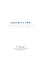 Children: Burden or Gift? Dutch perspective on post-war child migration towards Australia and New Zealand, 1945-1960.