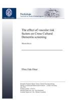 The effect of vascular risk factors on cross cultural cementia screening