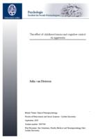 The effect of childhood trauma and cognitive control on aggression