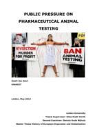 Public Pressure on Pharmaceutical Animal Testing