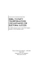 Rebel-to-party transformations: circumstances for electoral success