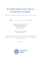 Neoliberalization and Labour Inequality in Japan: Ramifications of Neoliberal Policies in the Japanese Labour Market